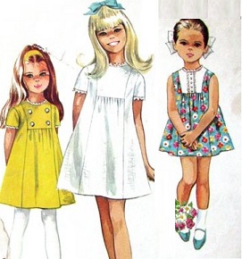 vestido infantil vintage