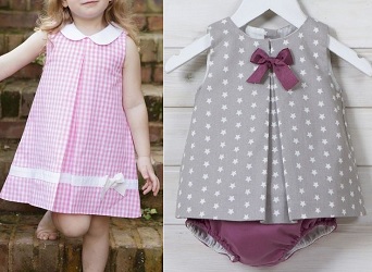 vestido infantil boneca